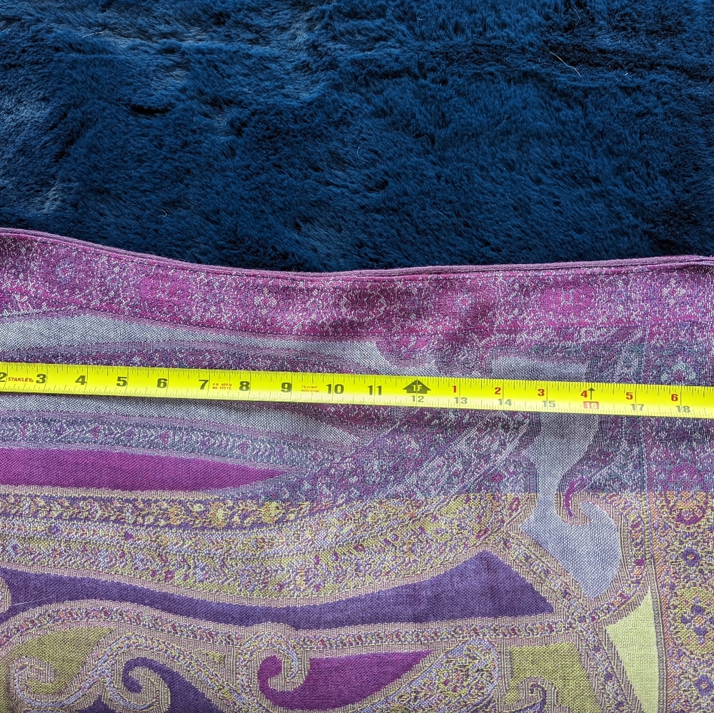 Rectangular scarf / shawl - Picture 6 of 6